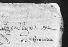 ...del lugar de malhincada (documento de 1573)