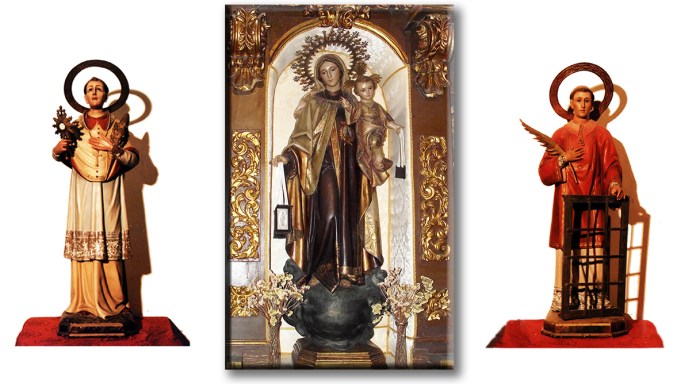 Imágenes altar del Carmen