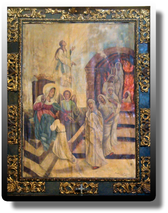 Psicostasis con la Virgen María