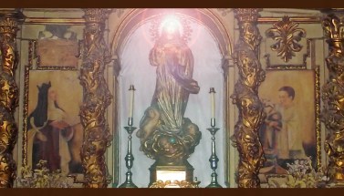 Retablo de la Inmaculada en Peraleda de la Mata